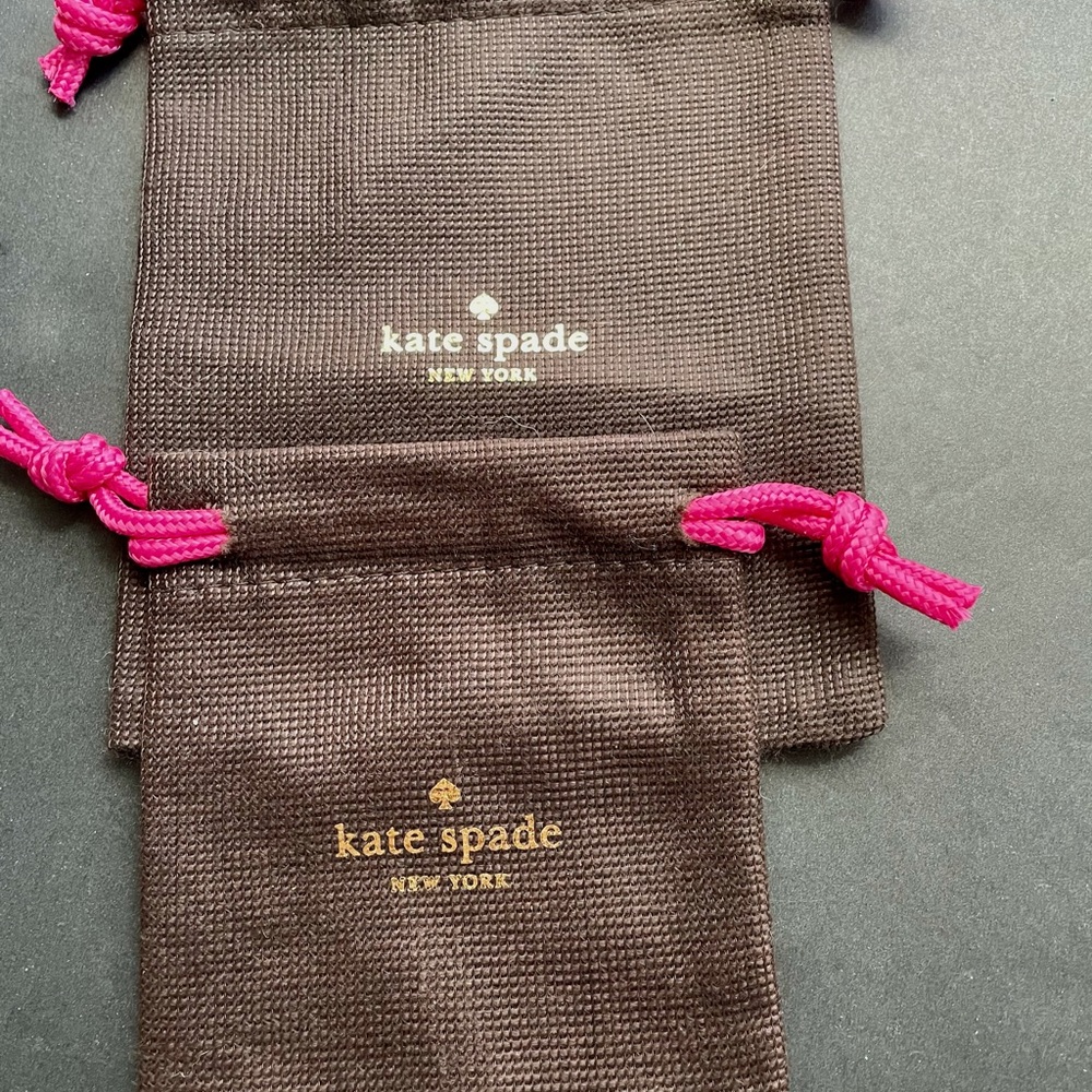 4 Small Kate Spade jewelry dust bags